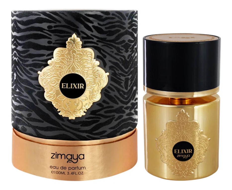ZIMAYA ELIXIR GOLD DE AFNAN 3.4Oz.EDP PARA AMBOS