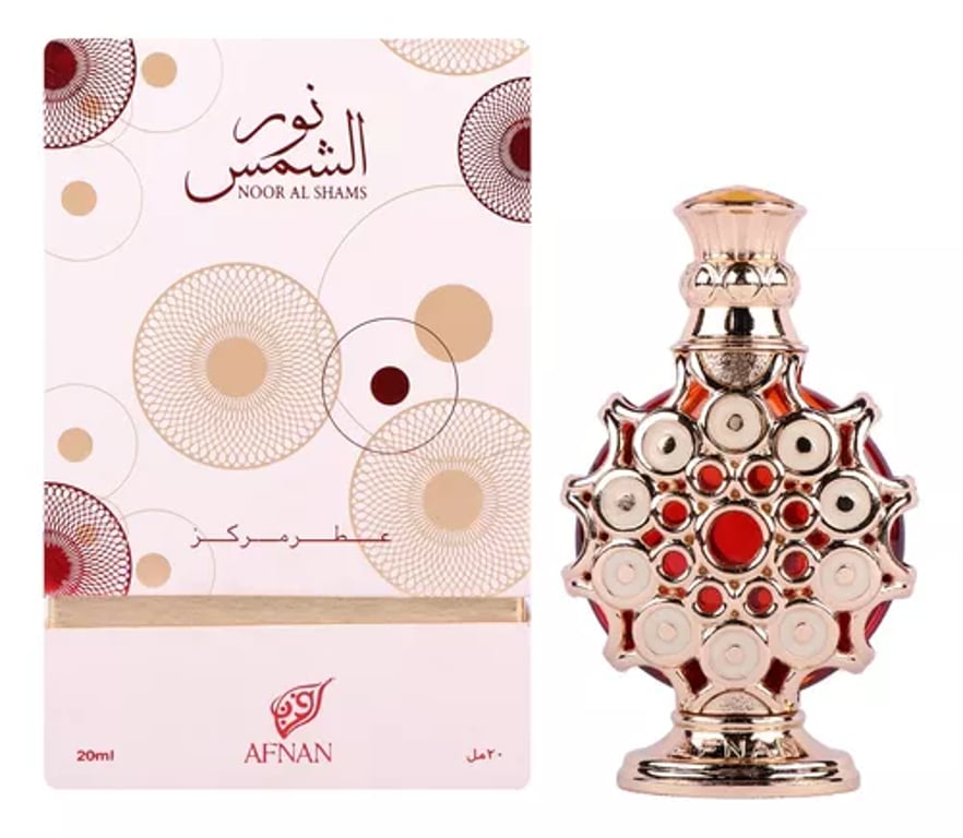 NOOR AL SHAMS DE AFNAN 20 MLOz.CONCENTRADED PARA AMBOS
